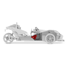 Load image into Gallery viewer, Polaris Slingshot Front Kick Empty Panel Pods With Digital LED Lights fits 2 x 6.5" Speakers and 2 x 3.8" Bullet Tweeters | 2015 - Current