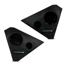 Load image into Gallery viewer, Polaris Slingshot Front Kick Empty Panel Pods With Digital LED Lights fits 2 x 6.5" Speakers and 2 x 3.8" Bullet Tweeters | 2015 - Current