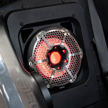 Load image into Gallery viewer, Polaris Slingshot Rear Subwoofer Enclosure Loaded | NXL-10SUB/BK and RGB LED Lights | Fits Either Passenger or Driver Side | 2015 - Current