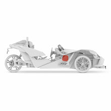Load image into Gallery viewer, Polaris Slingshot Under Dash Empty Enclosure fits 2 x 6.5" Subwoofers | 2015 - 2019