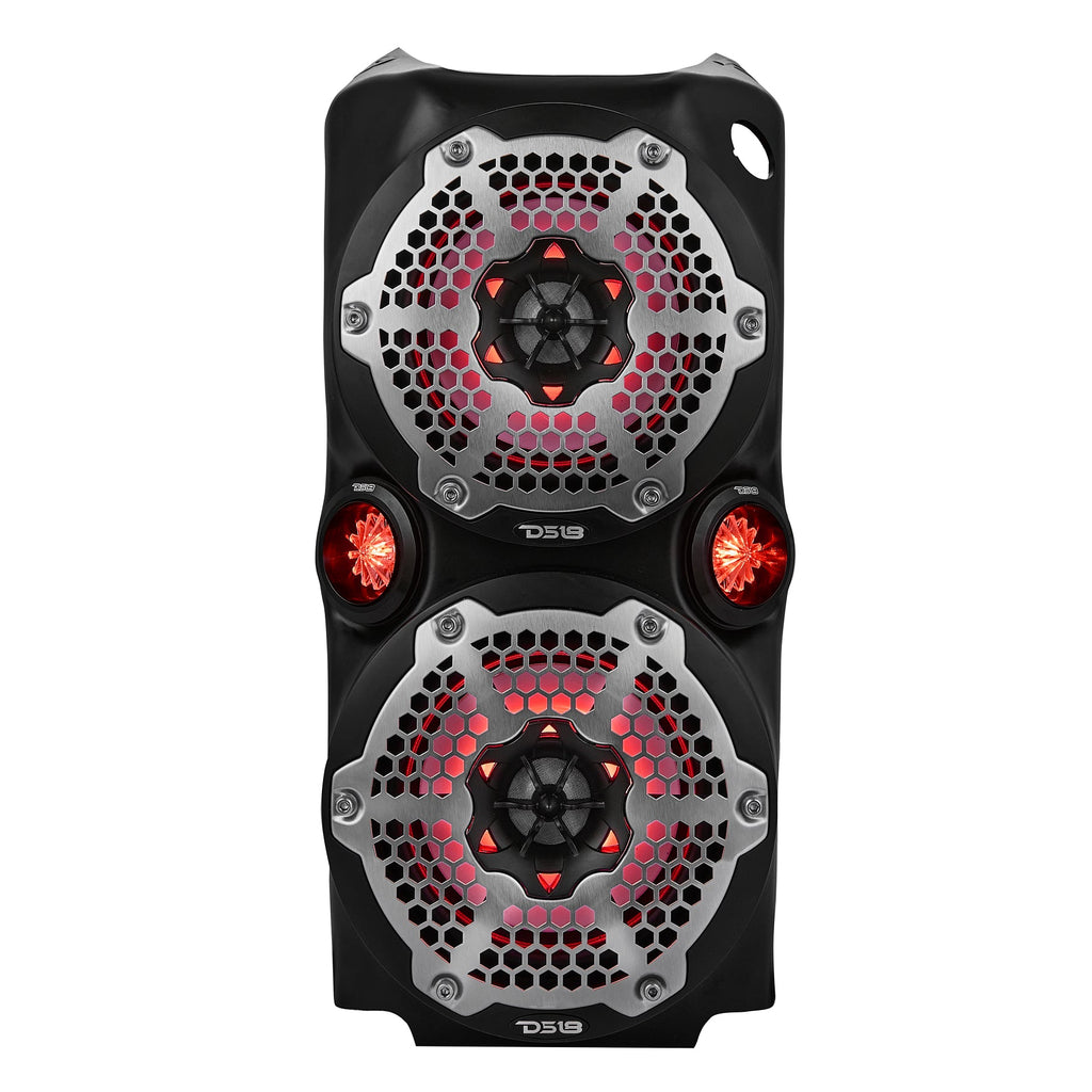 Polaris Slingshot Waterfall Center Console Empty Enclosure fits 2 x 6.5" Speakers & 2 x 2.28" Bullet Tweeter | 2015 - Current