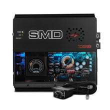 Load image into Gallery viewer, SMD Monoblock Amplifier with VM-1 Voltmeter and Digital LED Lights 2000W RMS at 1-ohm - Steve Meade Designs