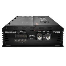 Load image into Gallery viewer, SMD 4-Channel Class AB Amplifier with VM-1 Voltmeter and Digital LED Lights 4 x 300W at 2-Ohm - Steve Meade Designs