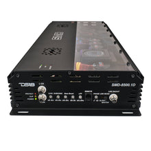 Load image into Gallery viewer, SMD Monoblock Amplifier with VM-1 Voltmeter and Digital LED Lights 8500W RMS at 1-ohm - Steve Meade Designs