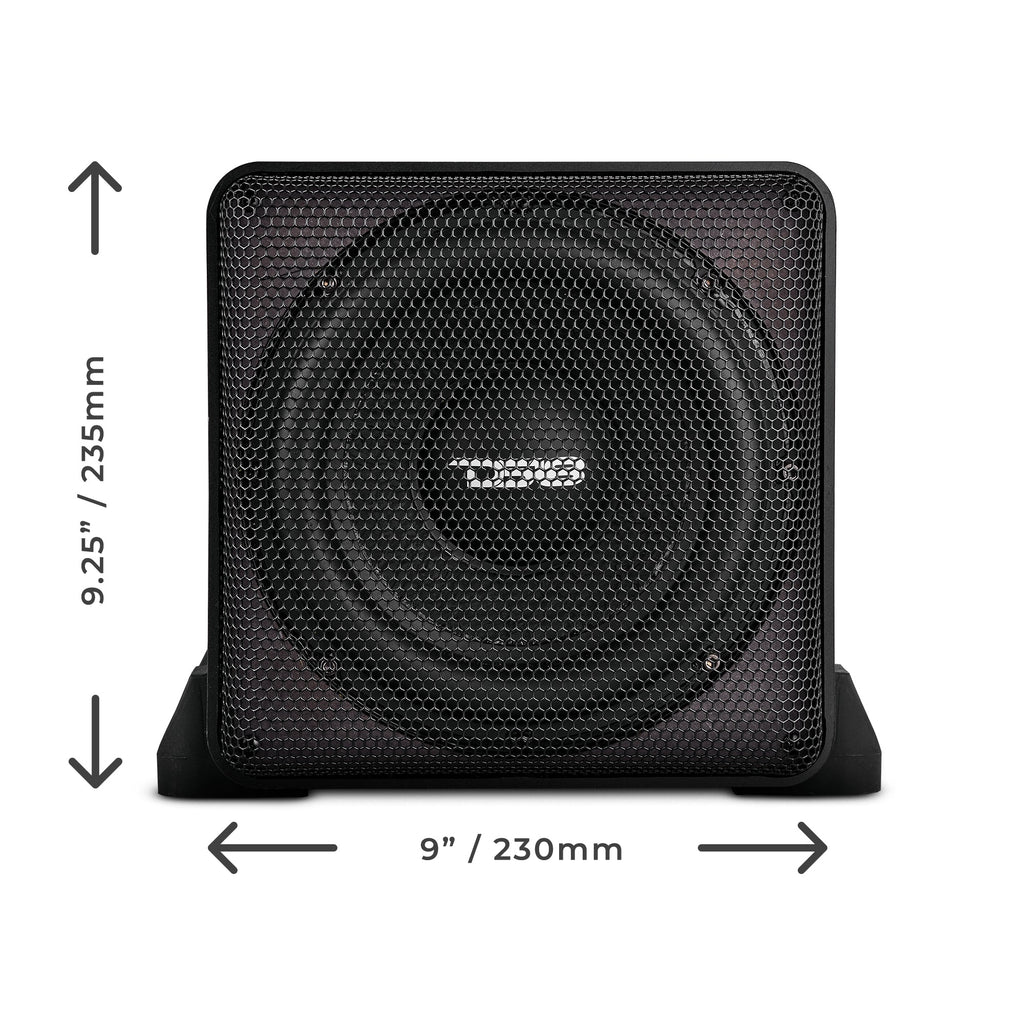 Dual 8" Loaded High End Aluminum Subwoofer Enclosure 300 Watts Rms