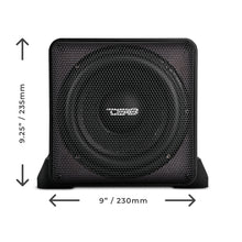 Load image into Gallery viewer, Dual 8" Loaded High End Aluminum Subwoofer Enclosure 300 Watts Rms