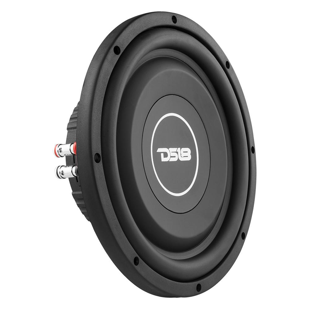 DS18 Subwoofer SRW Shallow 10 Inch Subwoofer 700 Watts Dvc 4-Ohm DS18 - SRW10.4D