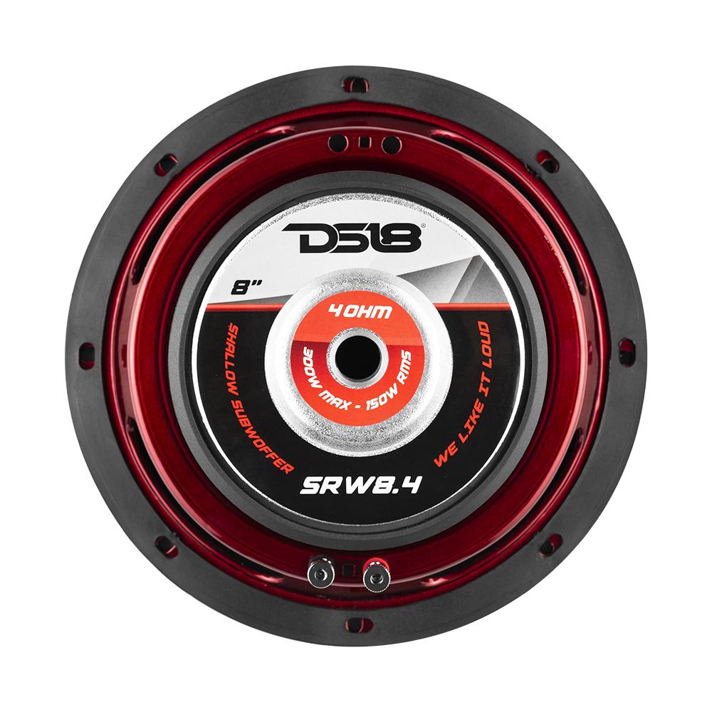 SRW Shallow 8 Inch Subwoofer 500 Watts Svc 4-Ohm DS18