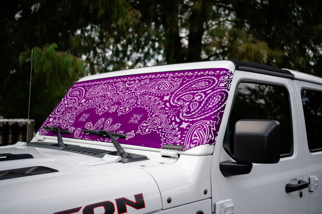 Jeep Wrangler and Jeep Gladiator Stock Printed Solar Shield (2007-2026)