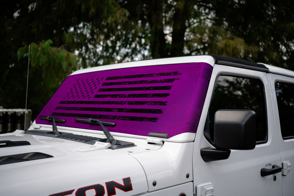 Jeep Wrangler and Jeep Gladiator Stock Printed Solar Shield (2007-2026)