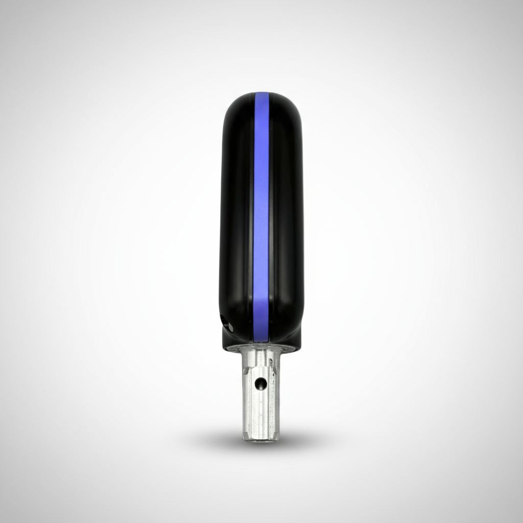 CMM Offroad billet shifter handle detail — available from Offroad Trading Company