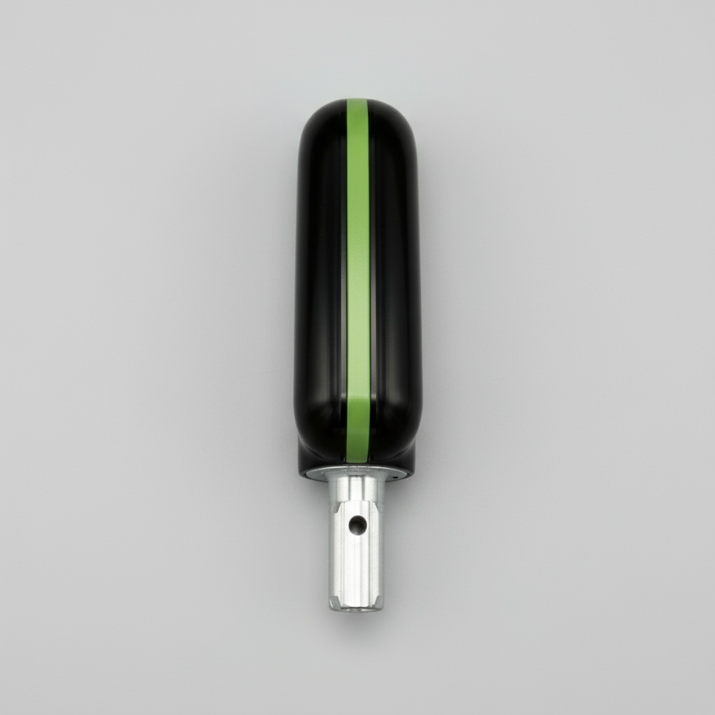 CMM Offroad billet shifter handle detail — available from Offroad Trading Company