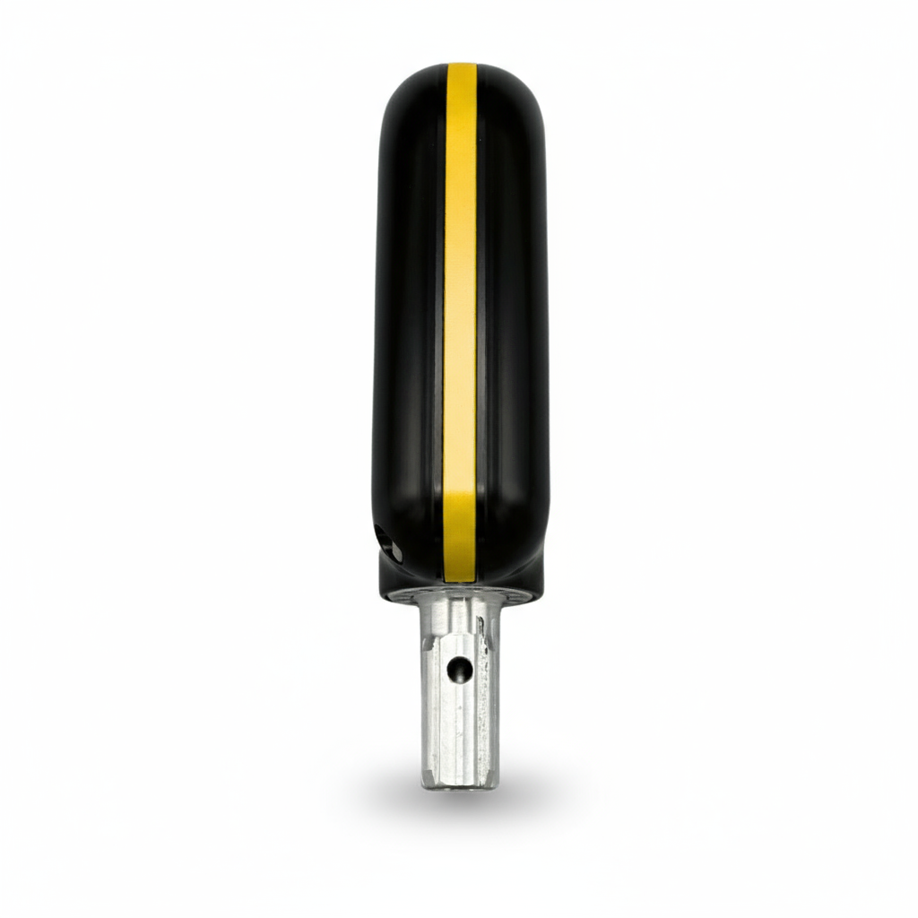 CMM Offroad billet shifter handle detail — available from Offroad Trading Company