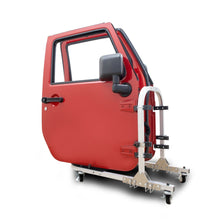 Load image into Gallery viewer, Jeep 2-Door Aluminum Folding Rolling Door Cart – Storage Door Rack Holder Stand by EZ4X4
