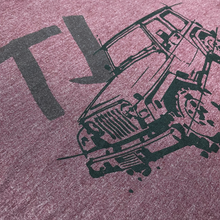 Load image into Gallery viewer, Mens T-Shirt Jeep® TJ Wrangler - LDD Series - Triblend Burgundy