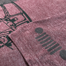 Load image into Gallery viewer, Mens T-Shirt Jeep® TJ Wrangler - LDD Series - Triblend Burgundy