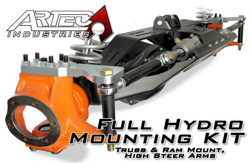 Artec Industries Steering Arms Dana 60 Full Hydro Mounting Kit: Chevy - Ultimate Arms for Reid Knuckles Artec Industries - TR6112