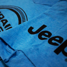 Load image into Gallery viewer, Ladies V-Neck - Jeep® Trail Rated - Heather Aqua Blue