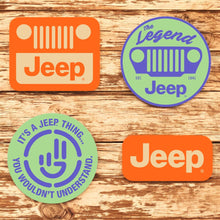Load image into Gallery viewer, Hat - Jeep Text Flip Knit Tie-Dye - Cotton Candy