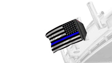 Load image into Gallery viewer, USA Subdued Thin Blue Line 12"x18" Forever Wave Flag