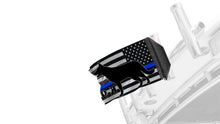 Load image into Gallery viewer, USA Subdued Thin Blue Line K9 12"x18" Forever Wave Flag