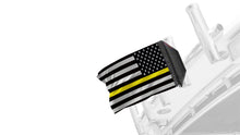 Load image into Gallery viewer, USA Subdued Thin Gold Line 12"x18" Forever Wave Flag