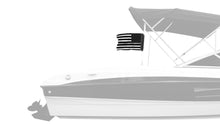 Load image into Gallery viewer, USA Subdued Thin Grey Line 12"x18" Forever Wave Flag