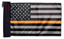 Load image into Gallery viewer, USA Subdued Thin Orange Line 12"x18" Forever Wave Flag