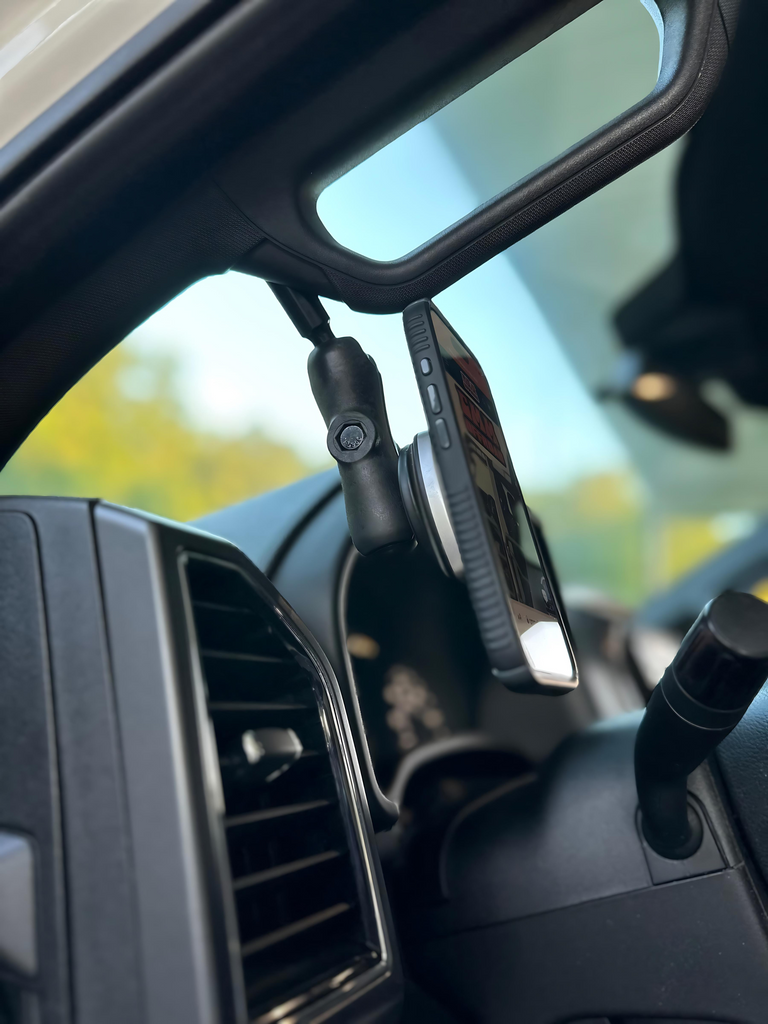 CMM Offroad side view of universal mounting arm — available from Offroad Trading Company