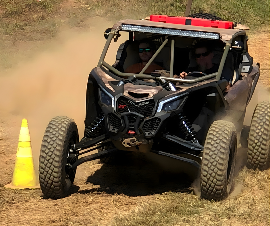 CMM Offroad UTV with cage-mounted handle accessories — available from Offroad Trading Company