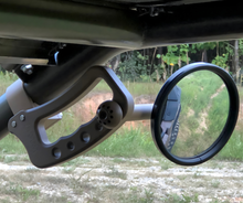 Load image into Gallery viewer, CMM Offroad loop handle and round mirror installed on UTV — available from Offroad Trading Company