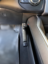 Load image into Gallery viewer, CMM Offroad ball mount attached beside truck console — available from Offroad Trading Company