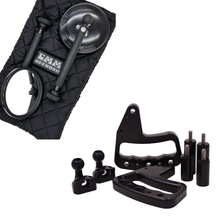Load image into Gallery viewer, CMM Offroad silver / 5 inch Standard / Loop JK/JKU Handles &amp; Mirrors Bundle