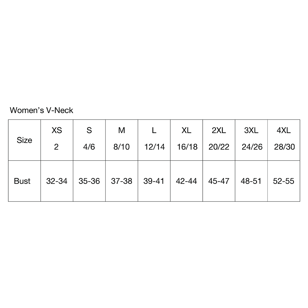 Ladies V-Neck Jeep® Wave USA - Graphite Heather
