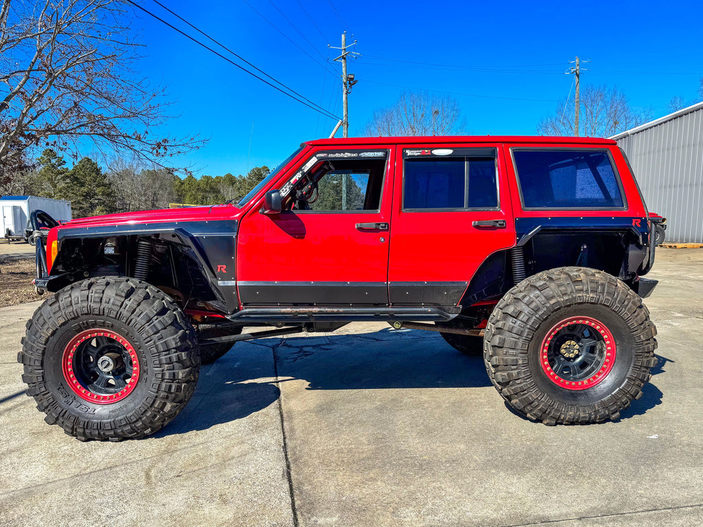 Rusty's Off Road Products Rusty's XJ  Rear Crawler High Clearance Steel Fender Flares - XJ 4-Door