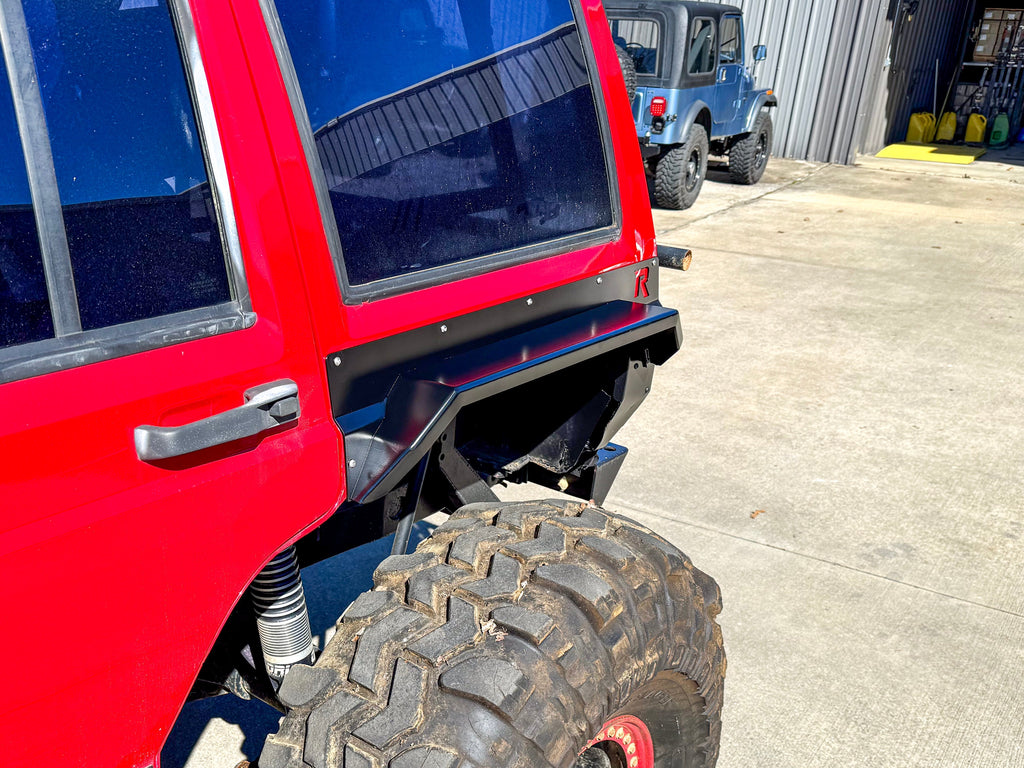 Rusty's Off Road Products Rusty's XJ  Rear Crawler High Clearance Steel Fender Flares - XJ 4-Door