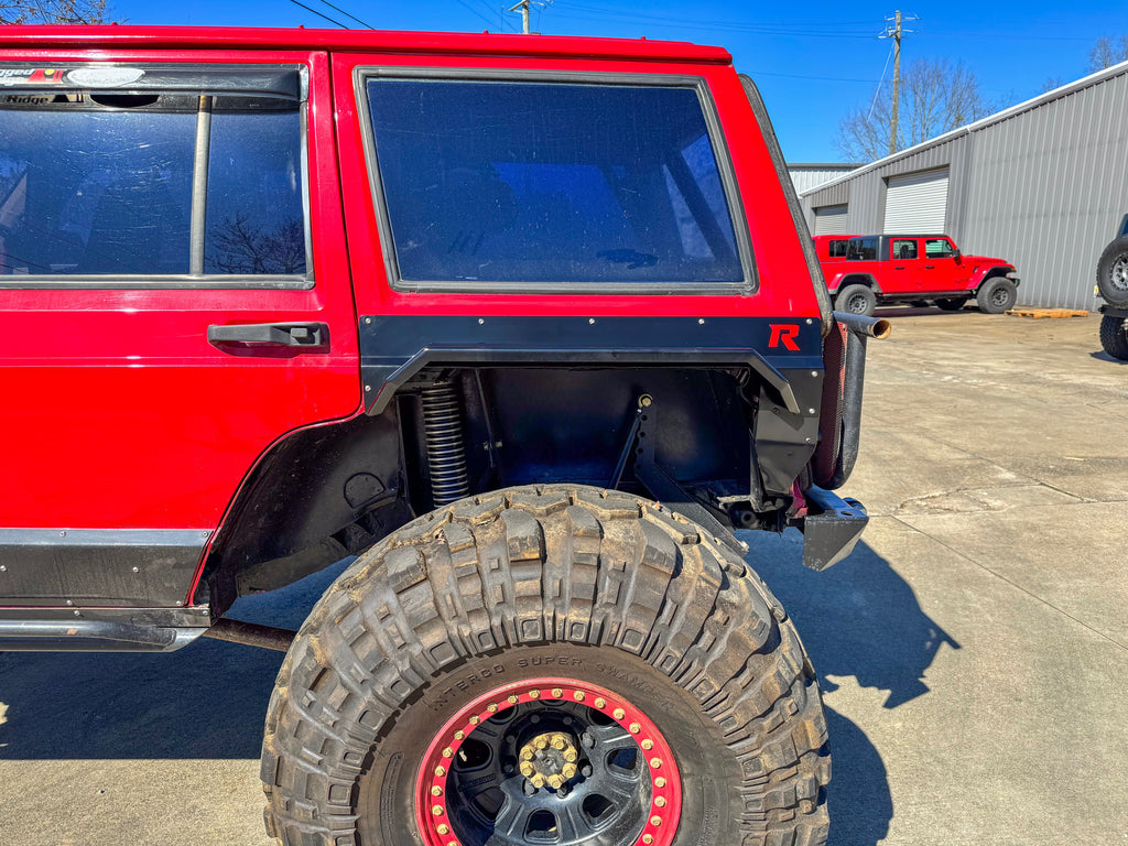 Rusty's Off Road Products Rusty's XJ  Rear Crawler High Clearance Steel Fender Flares - XJ 4-Door