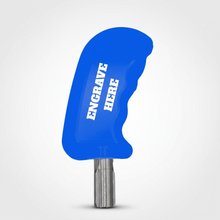 Load image into Gallery viewer, CMM Offroad shifter color and custom engraving preview — available from Offroad Trading Company