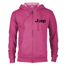 Load image into Gallery viewer, Ladies Jeep® Text Zip Hoodie