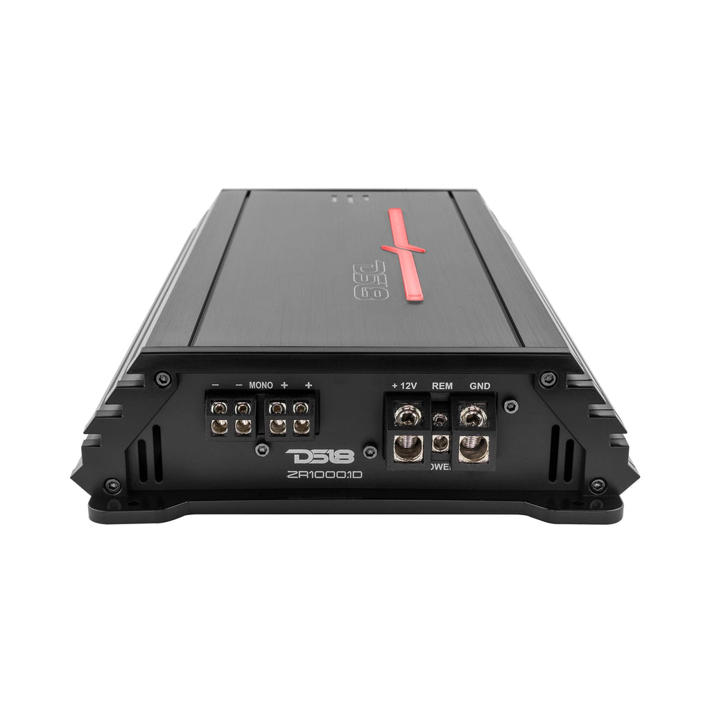 ZR 1-Channel Class D Amplifier 1000 Watts RMS-1 Ohm