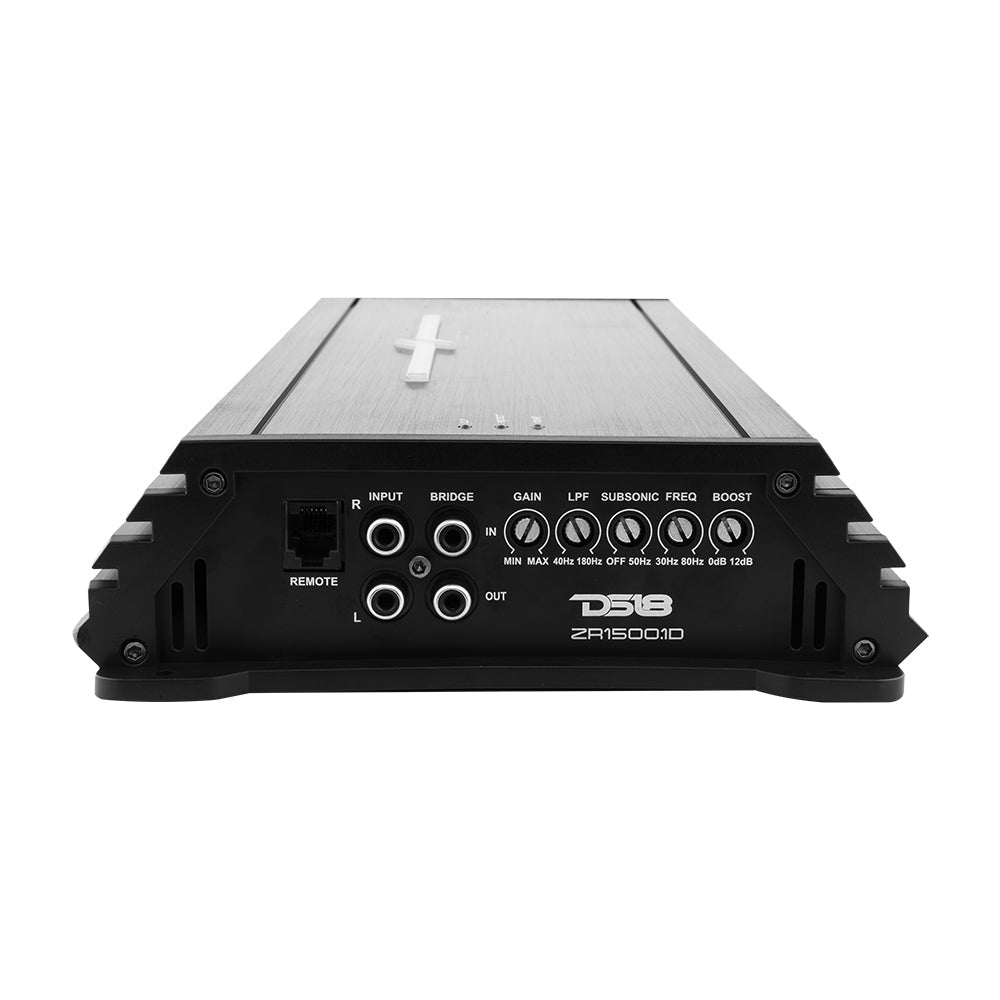 ZR Class D 1-Channel Monoblock Amplifier 1500 Watts RMS DS18