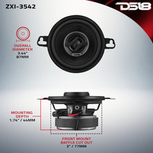 Load image into Gallery viewer, ZXI 3.5” 2-Way Coaxial Speaker | 40 Watts RMS 4-Ohm