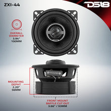 Load image into Gallery viewer, ZXI 4" 2-Way Coaxial Speakers with Kevlar Cone | 50 Watts RMS 4-Ohm