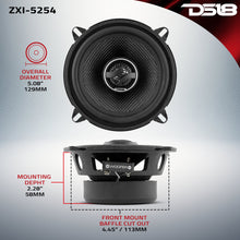 Load image into Gallery viewer, ZXI 5.25" 2-Way Coaxial Speakers with Kevlar Cone | 60 Watts RMS 4-Ohm