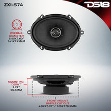 Load image into Gallery viewer, ZXI 5x7" 2-Way Coaxial Speakers with Kevlar Cone | 70 Watts Rms 4-Ohm