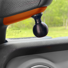 Load image into Gallery viewer, CMM Offroad Gladiator 1&quot; Ball Mount / orange Gladiator JT A-Pillar Ball Mount Solution