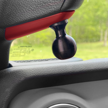Load image into Gallery viewer, CMM Offroad JL red / 1" Ball Mount JL/JLU  A-Pillar Ball Mount Solution