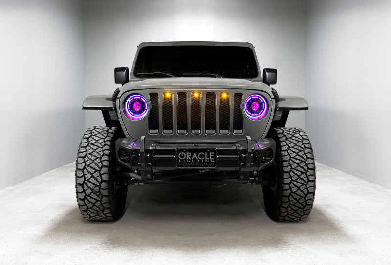 ORACLE Lighting Headlights Oracle Oculus Bi-LED Projector Headlights for Jeep JL/Gladiator JT - w/ Simple Cntrl SEE WARRANTY