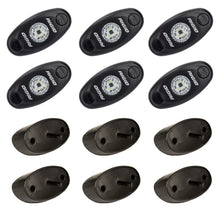 Load image into Gallery viewer, Rigid Industries Sidemarkers &amp; Indicators Rigid Industries Rock Light Kit- Red (6 lights)