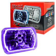 Load image into Gallery viewer, ORACLE Lighting Headlights Oracle Pre-Installed Lights 7x6 IN. Sealed Beam - UV/Purple Halo SEE WARRANTY